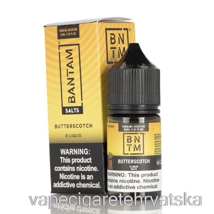 Vape Cigarete Butterscotch Soli - Bantam Vape - 30ml 36mg